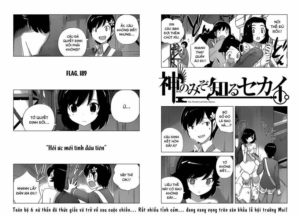 The World God Only Knows - Kami nomi zo Shiru Sekai Chapter 189 - Next Chapter 190